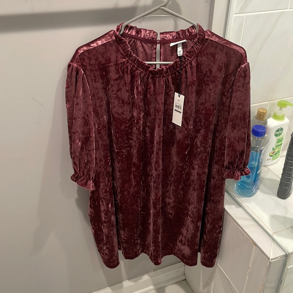 Velvet top